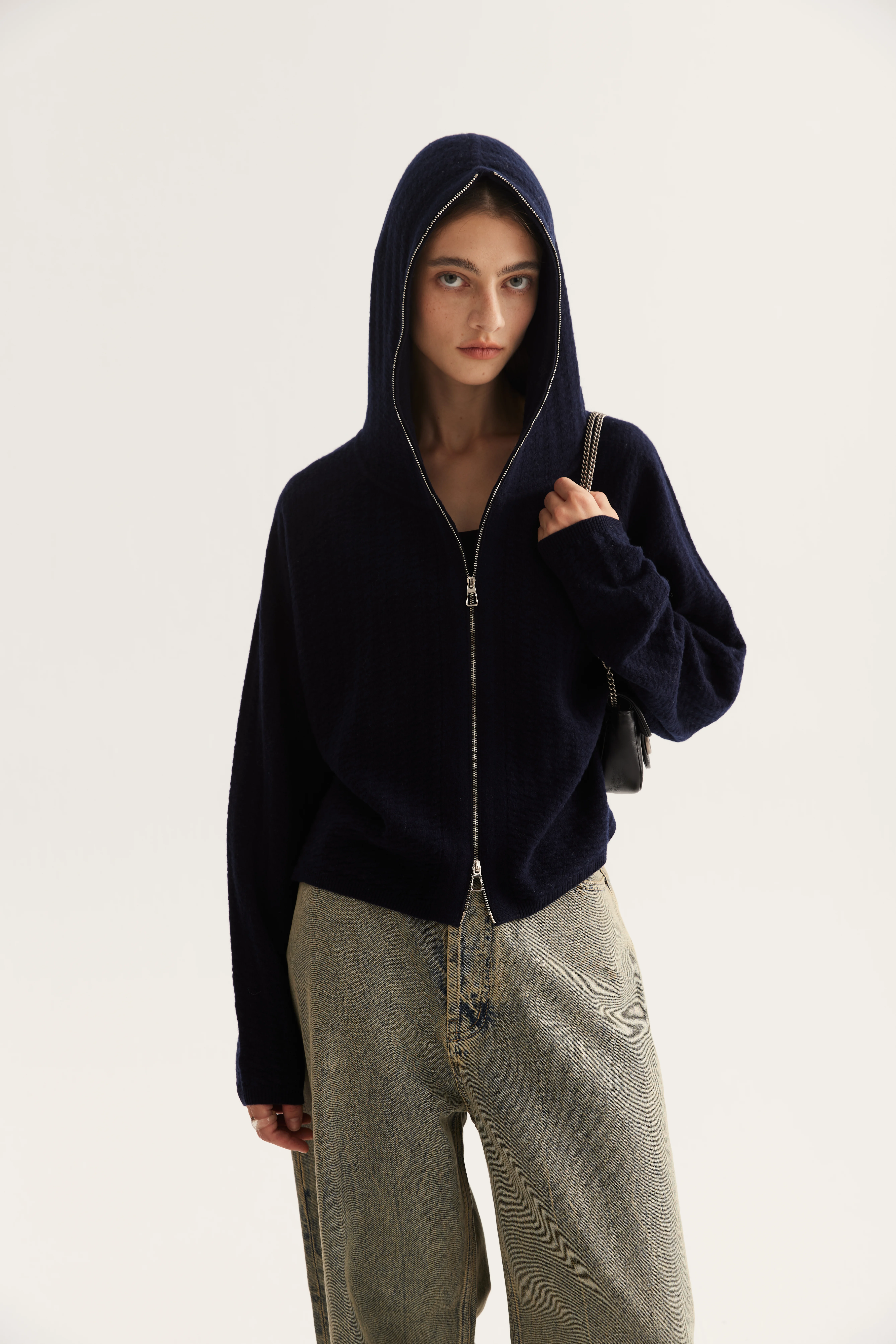Hooded Cashmere Cardigan product reference