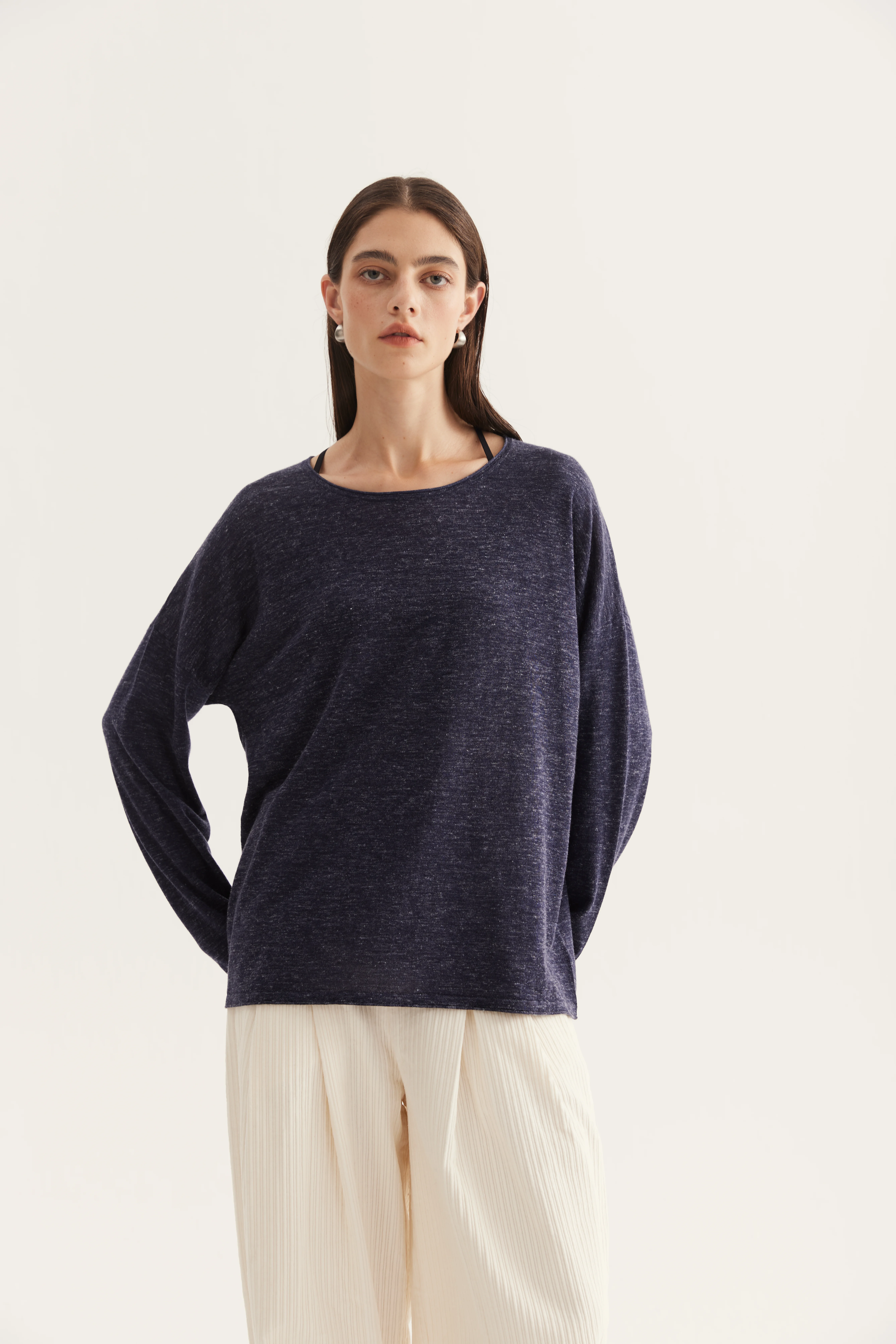 Wool Hemp Silk Matching Knit Set reference view 2