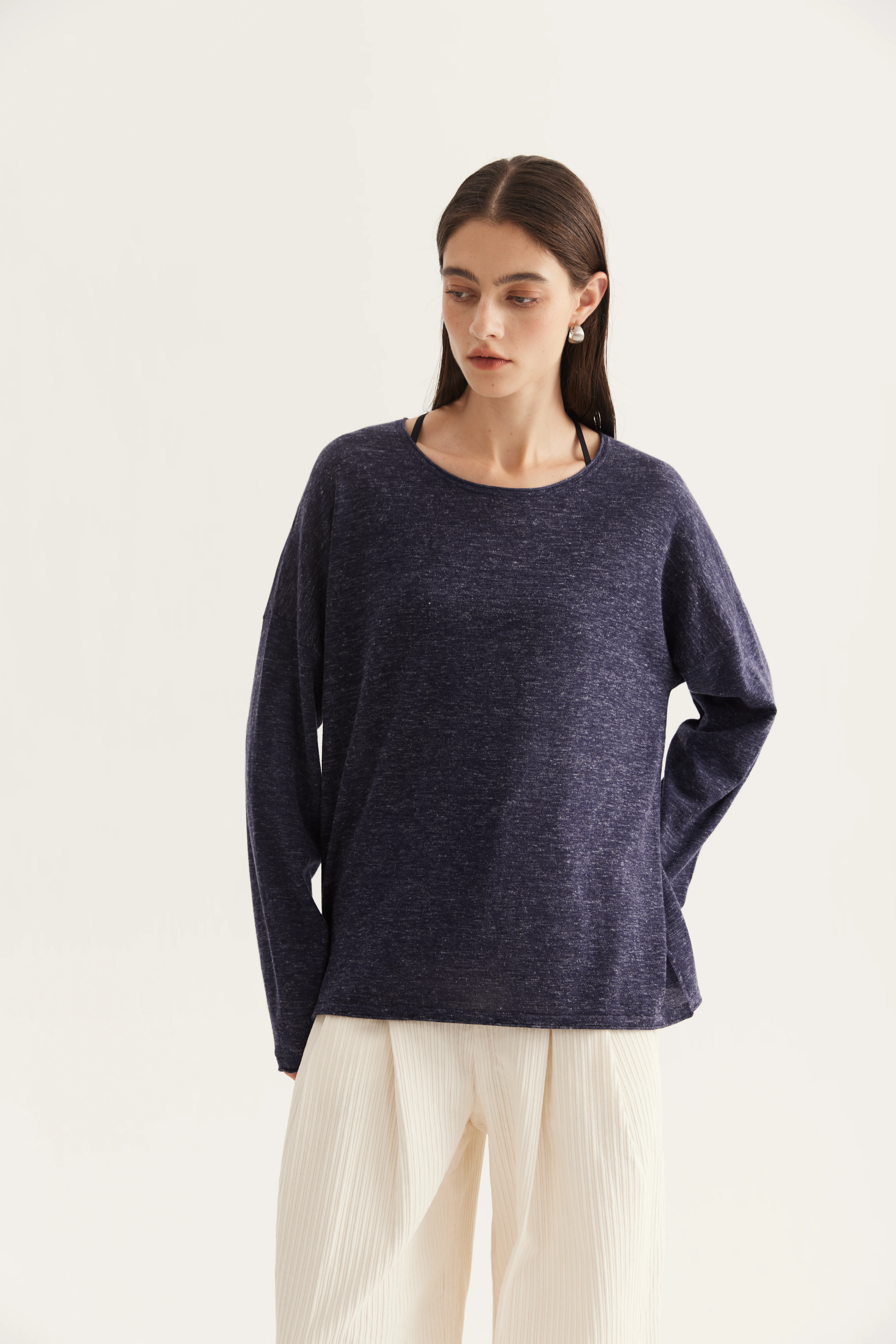 Wool Hemp Silk Matching Knit Set reference view 3