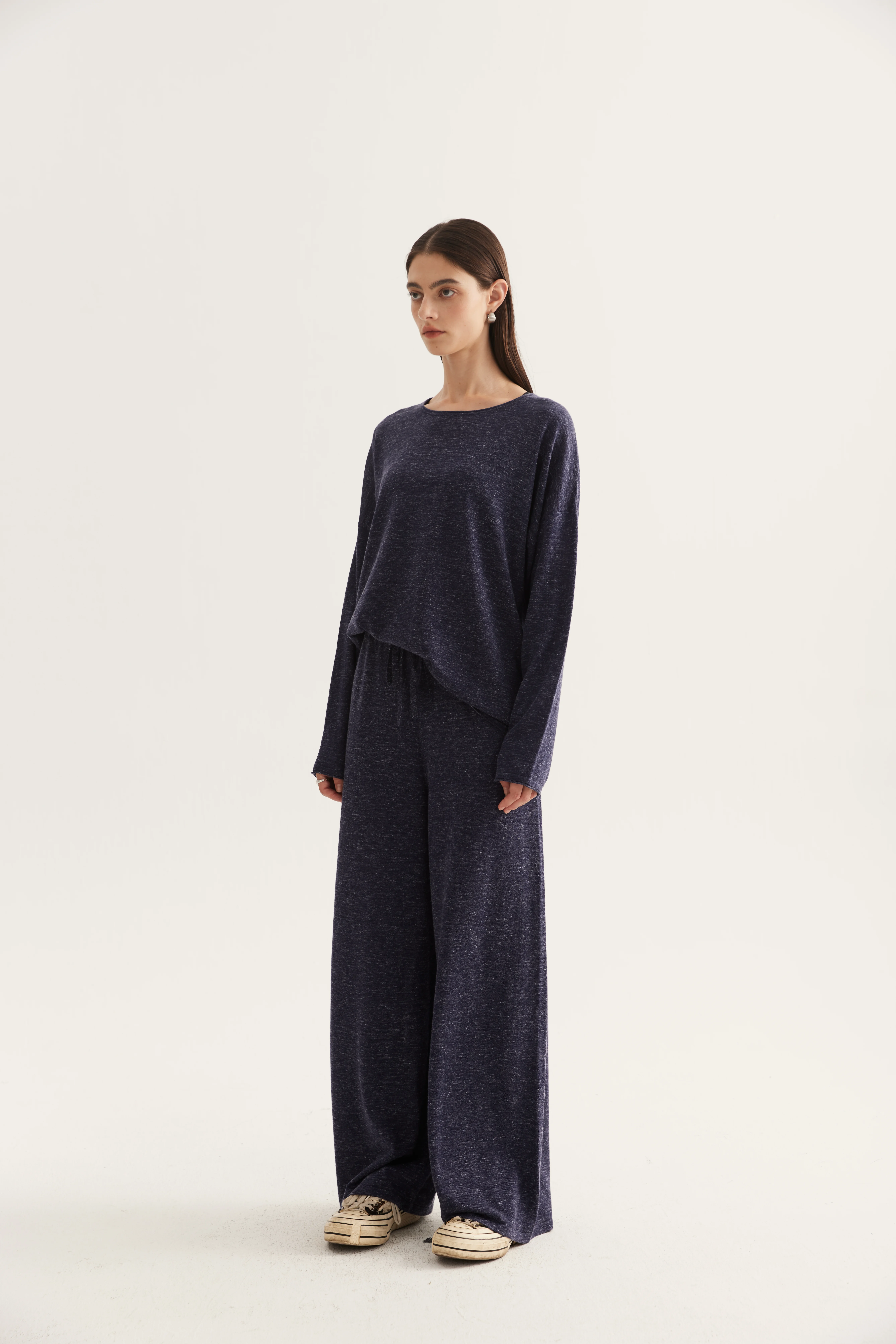 Wool Hemp Silk Matching Knit Set reference view 5