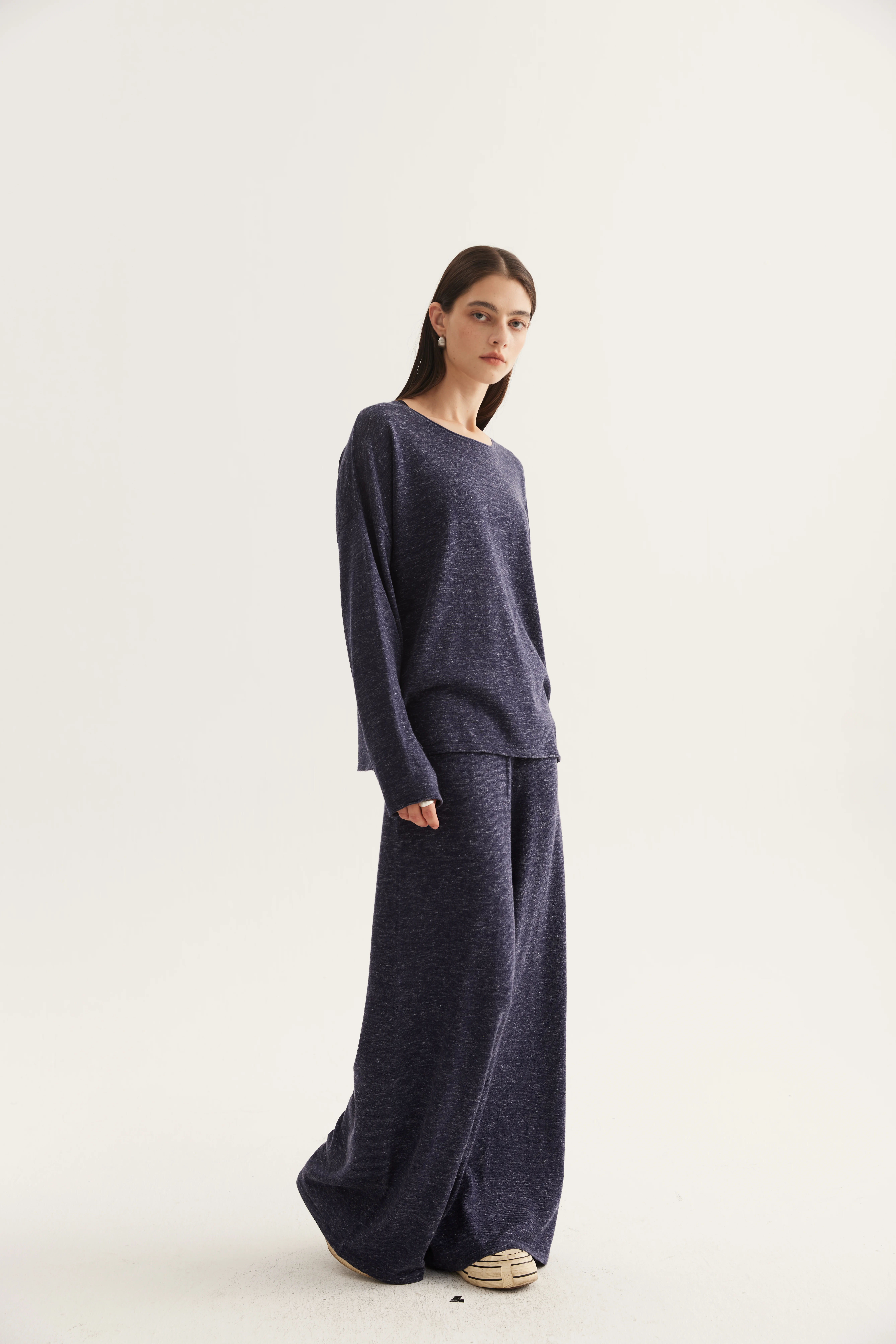 Wool Hemp Silk Matching Knit Set reference view 10