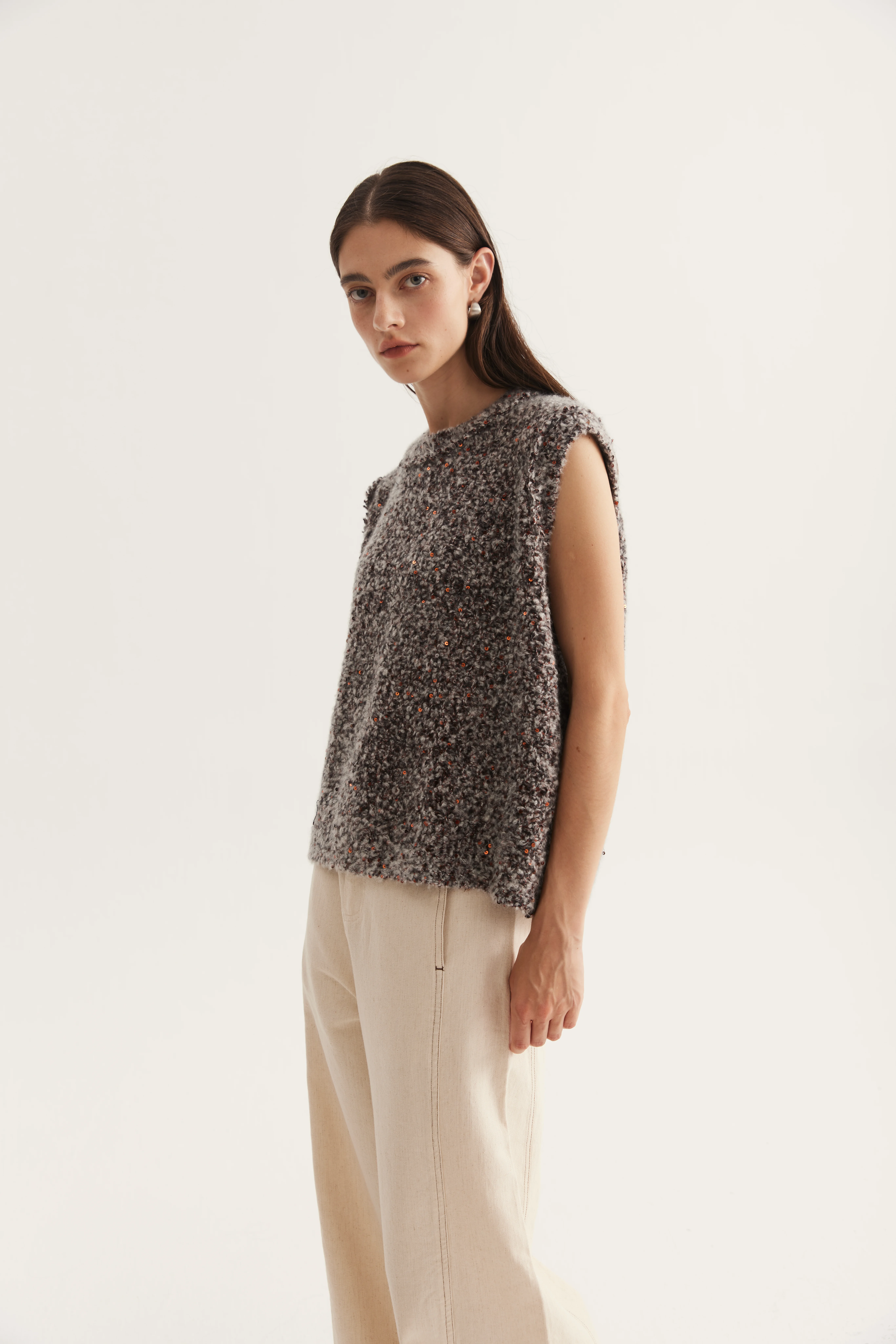 Sequined Sweater Vest product reference