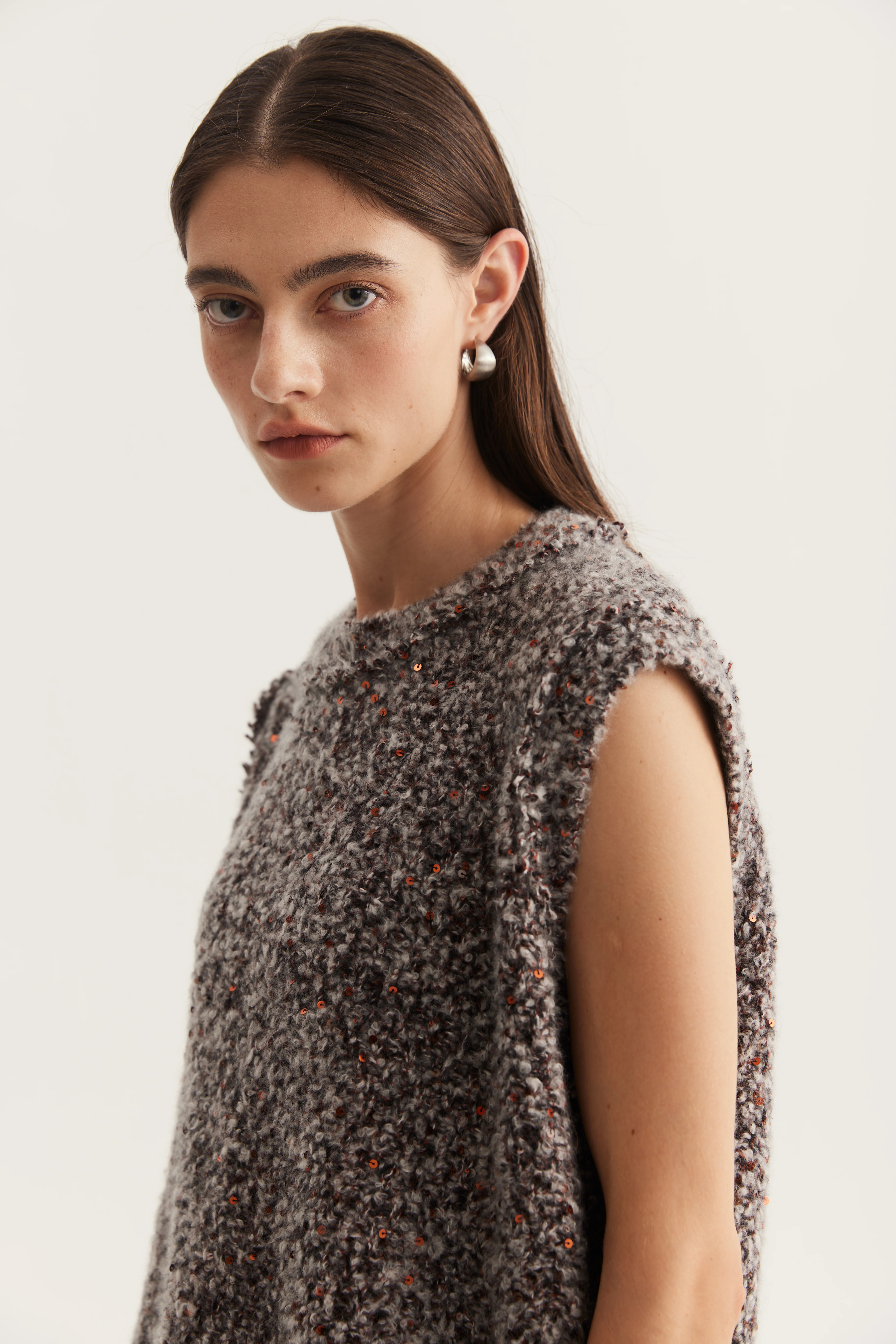Sequined Sweater Vest reference view 6