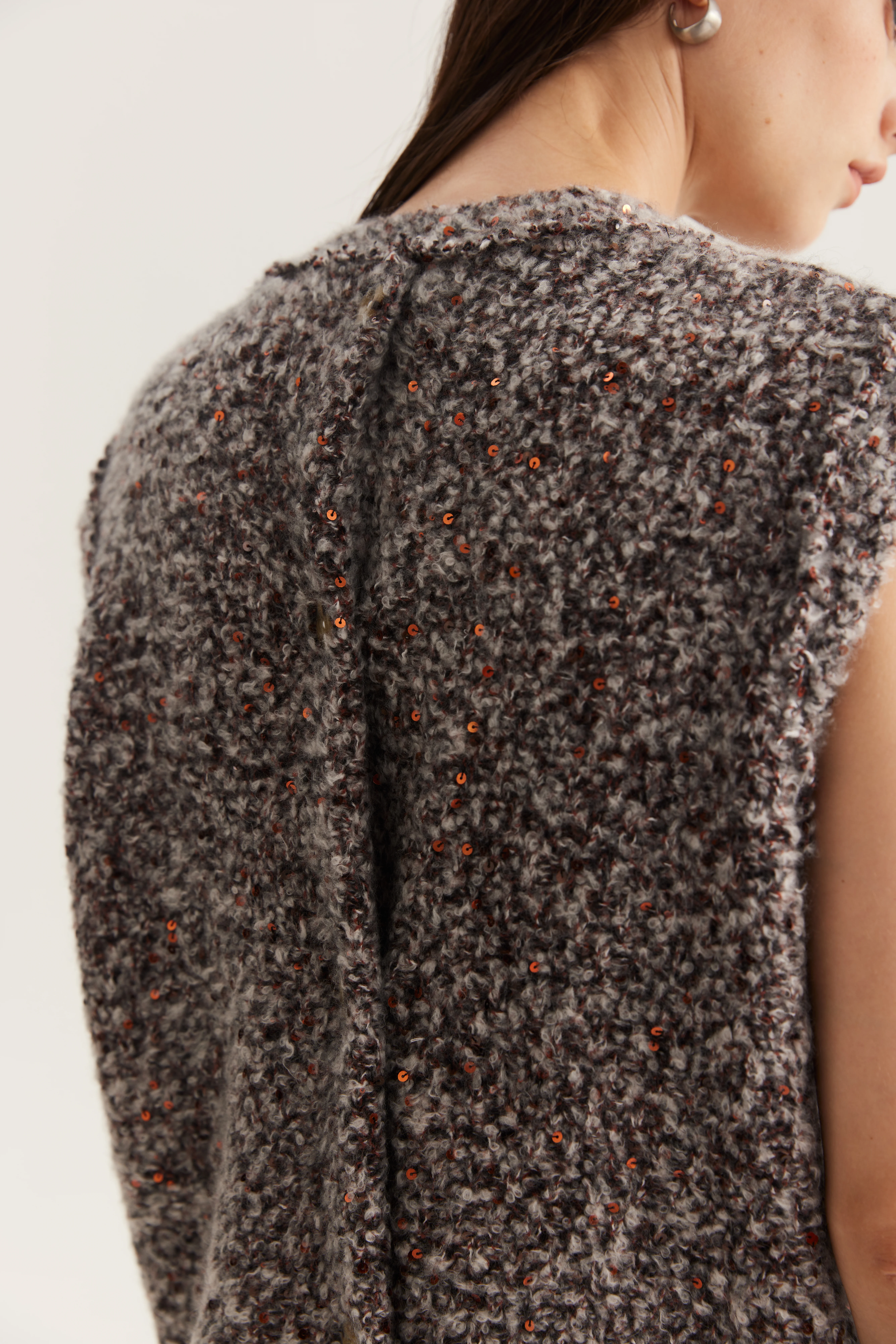 Sequined Sweater Vest reference view 7
