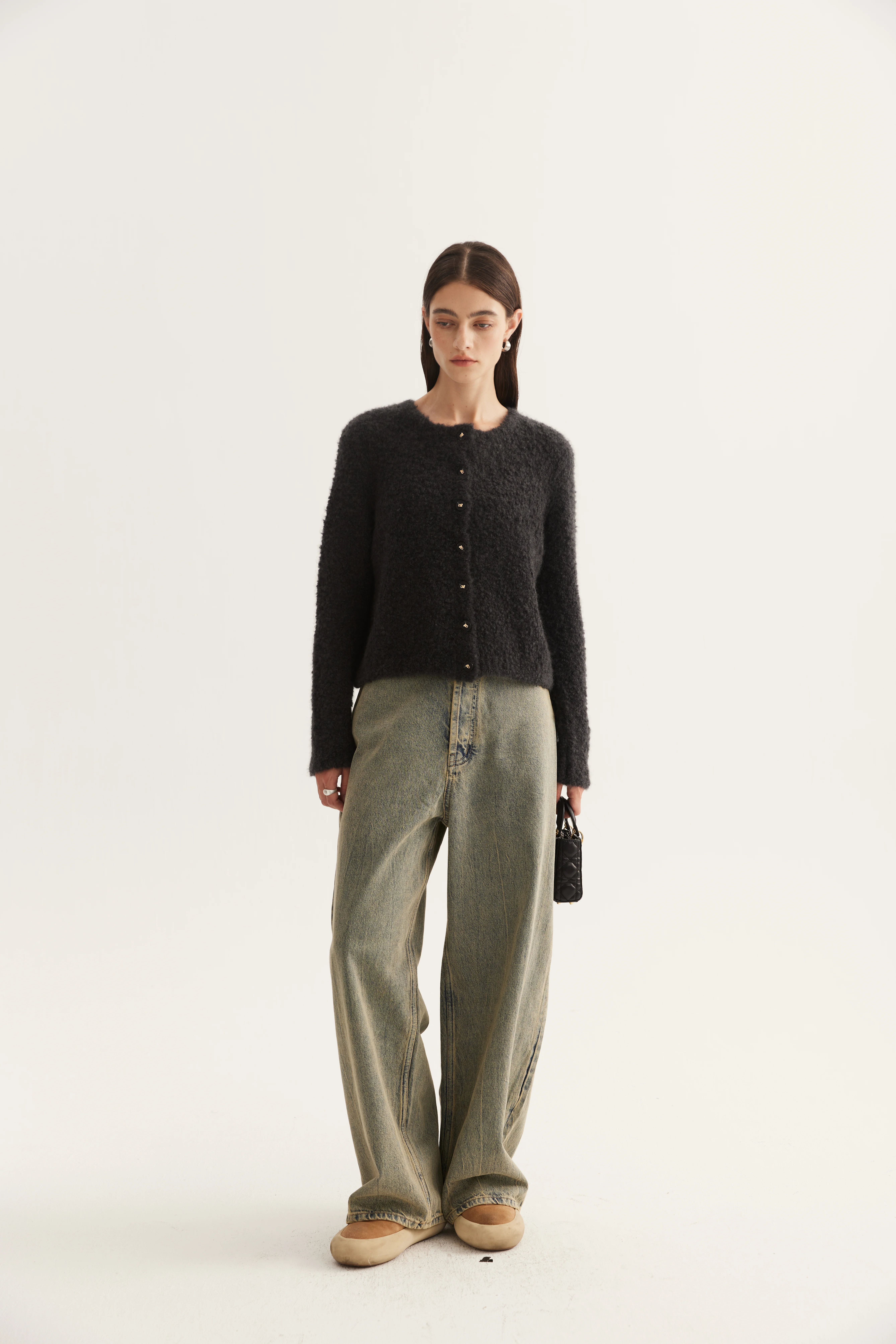 Cashmere Alpaca Silk Cardigan product reference
