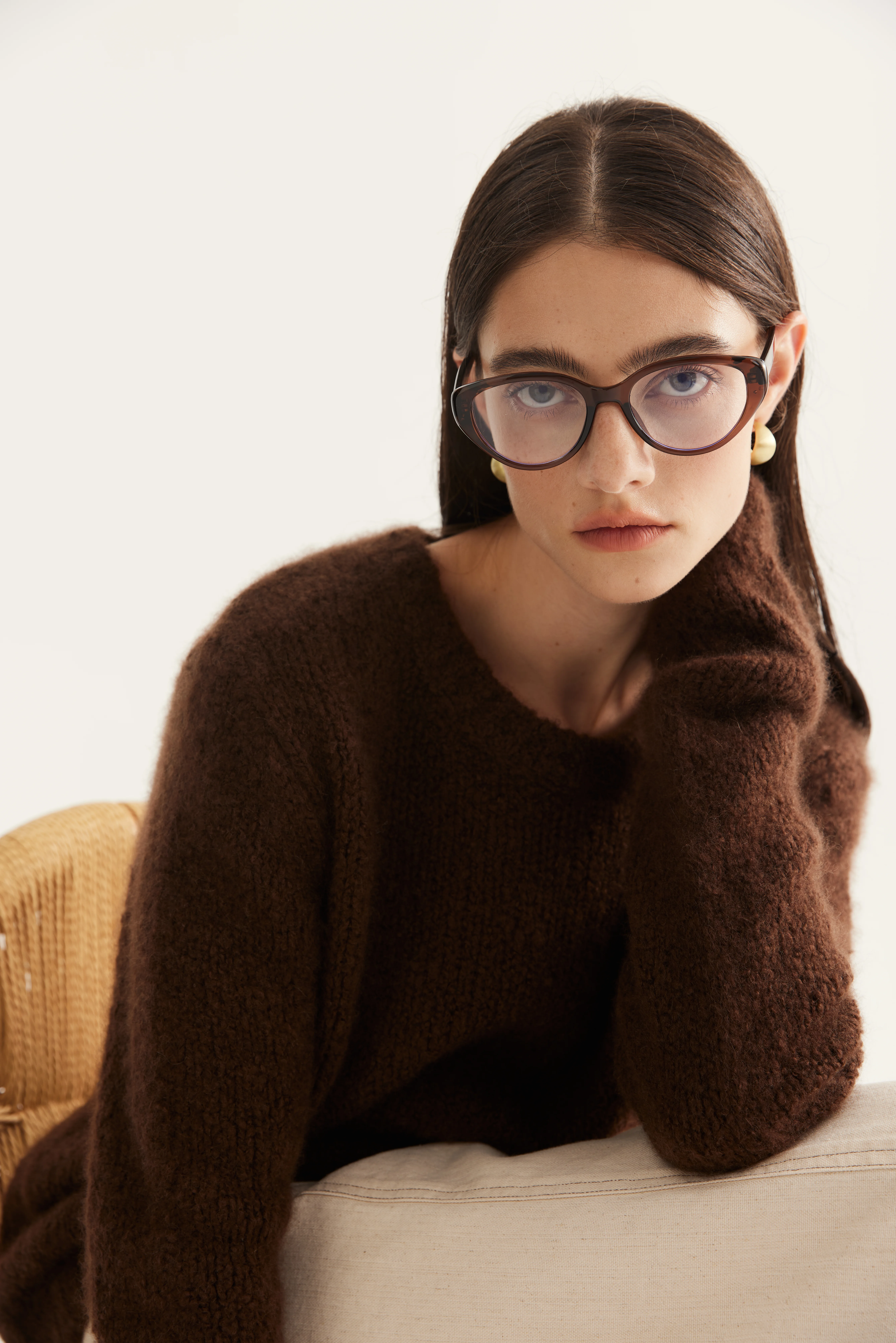 Cashmere Silk Crewneck Pullover reference view 8