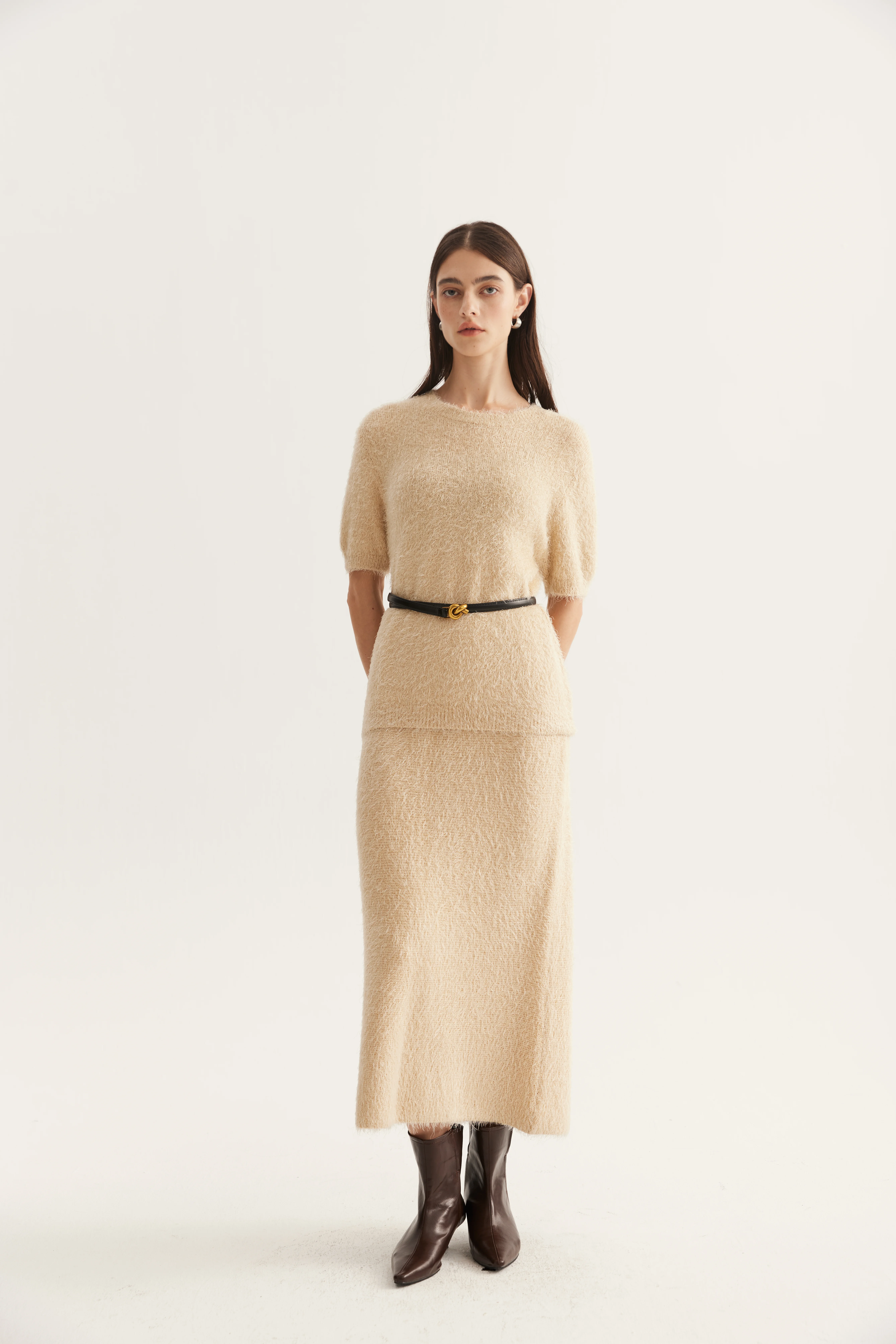 Silk Cashmere Matching Knit Set reference view 2