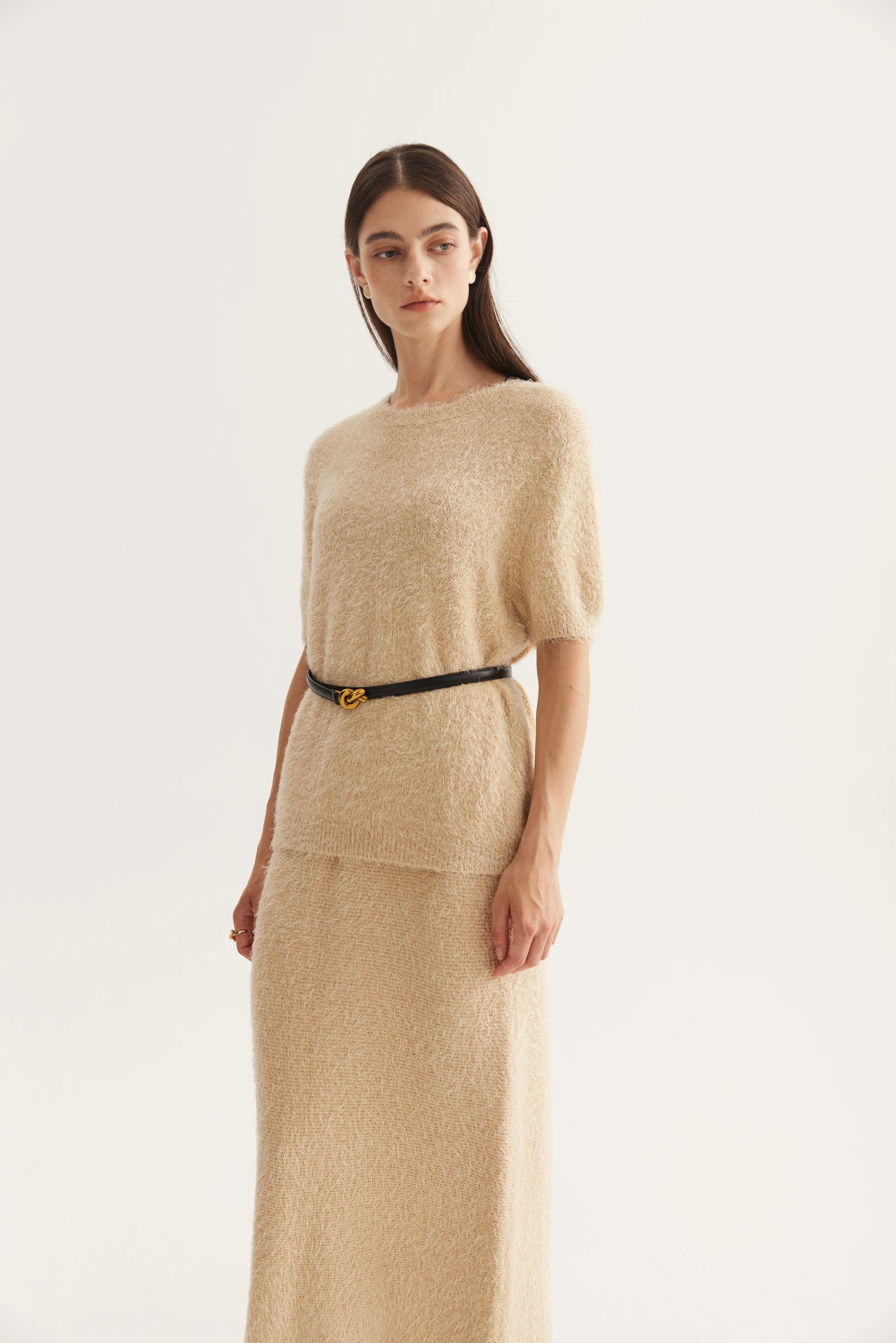 Silk Cashmere Matching Knit Set reference view 4